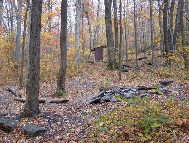 mm 4.8 Pogo Memorial Campsite. The retaining stone wall seenis probably ...